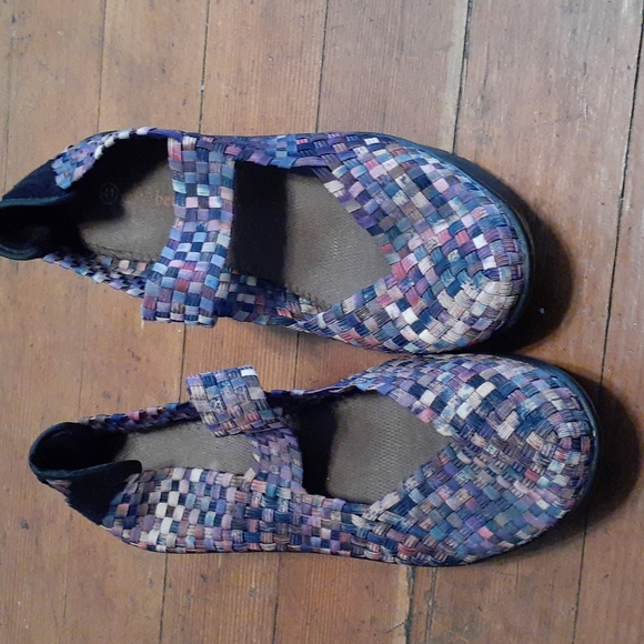 Bernie Mev. Julia Dazzle Casual Comfort Slip On Platform Wedge 41 US 10-10.5 - Picture 1 of 7